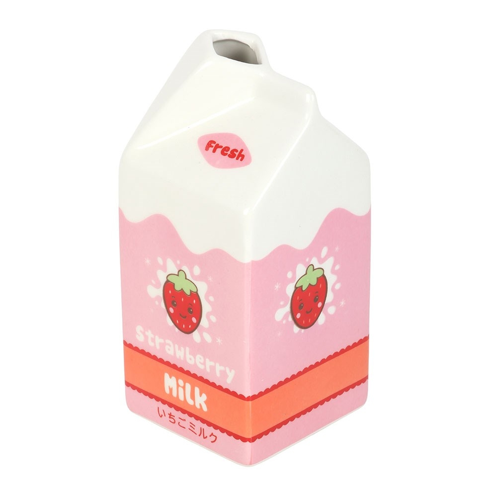 Something Different - Strawberry Milk Carton Vase - Multicolours